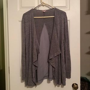 Juicy couture grey flowy cardigan